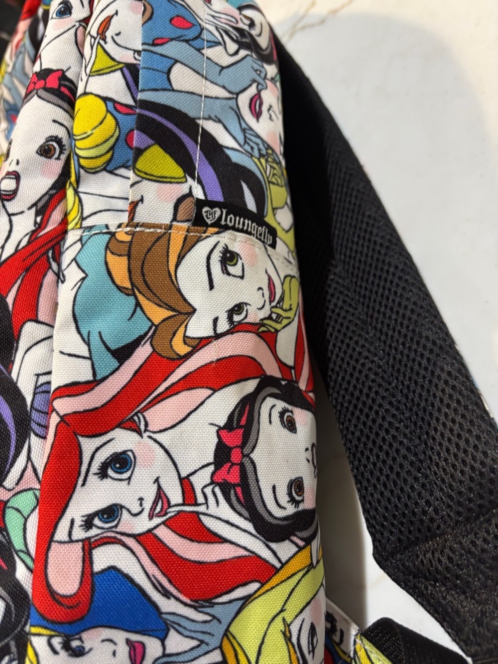 Loungefly Disney Princess Allover Print Multicolor Backpack - Picture 8 of 13